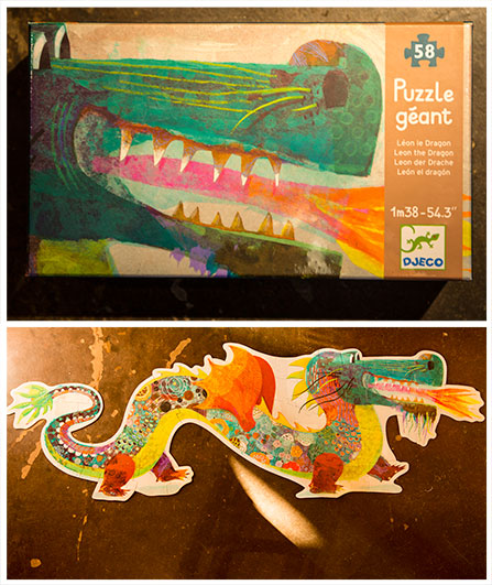 Children's dragon puzzle by Djeco