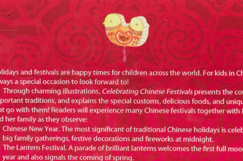 Celebrating Chinese Festivals Back Cover